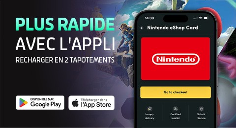 faster with the app, top up in 2 taps