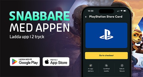 snabbare med appen, ladda i 2 tryck