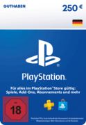 PSN Karte 250 € - DE