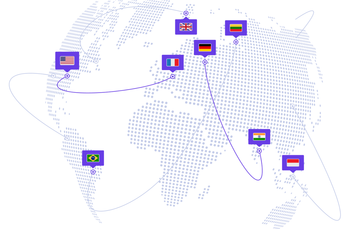 Global data centre network