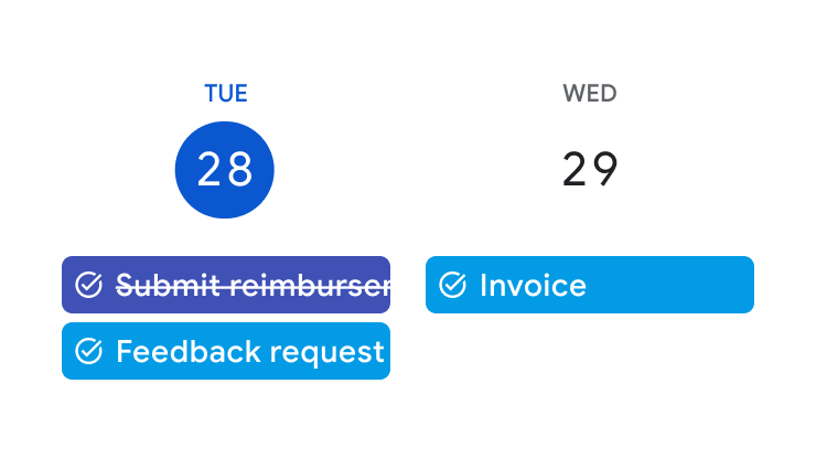 Викресліть готове завдання в Google Календарі