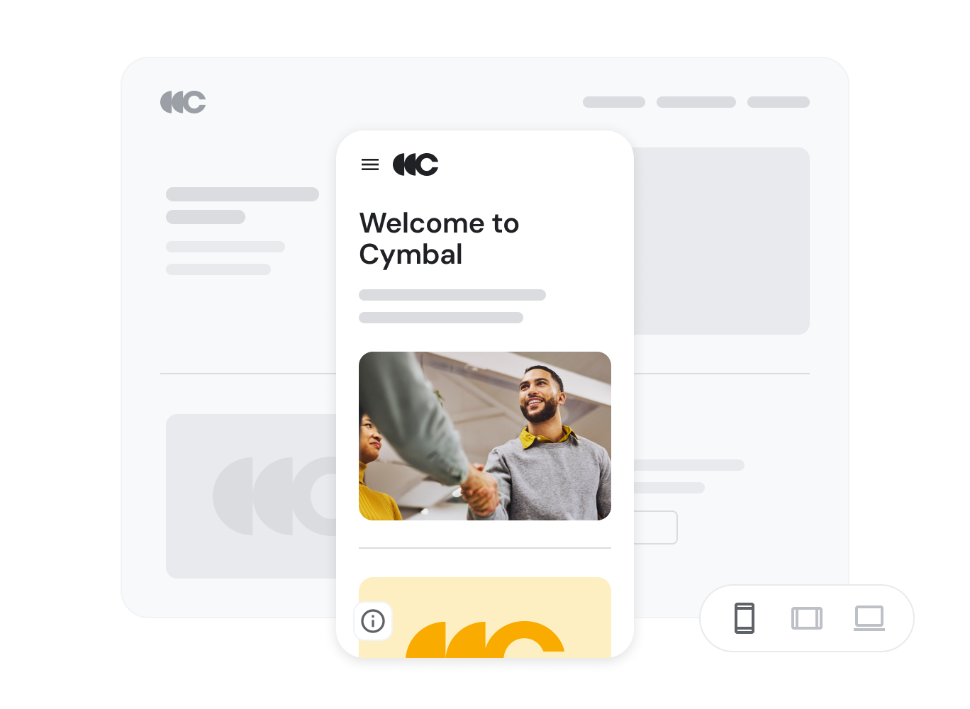 Xem trước một trang web trên thiết bị di động
