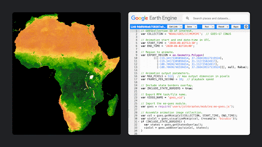 Crop health and water consumption for Africa