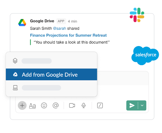 Nhập một tệp từ Google Drive vào một ứng dụng bên thứ ba như Salesforce 