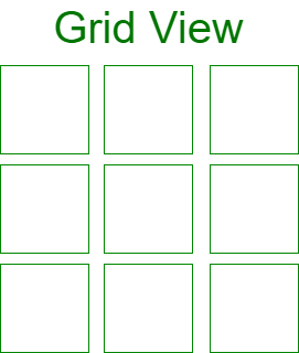 Grid view