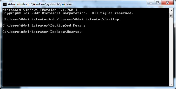 Steps to Murge / Hide one file into another using CMD