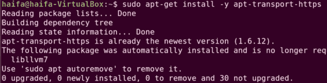 Install transport software