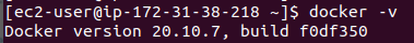 docker version