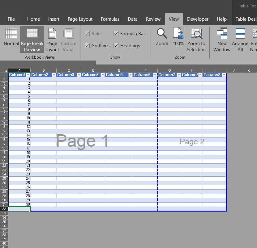Page-break