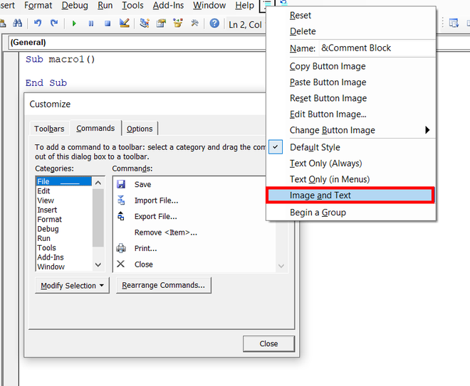 Selecting-image-and-text