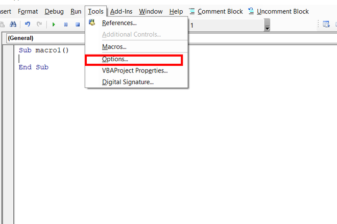 Clicking-options