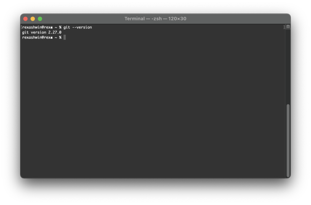 git version check