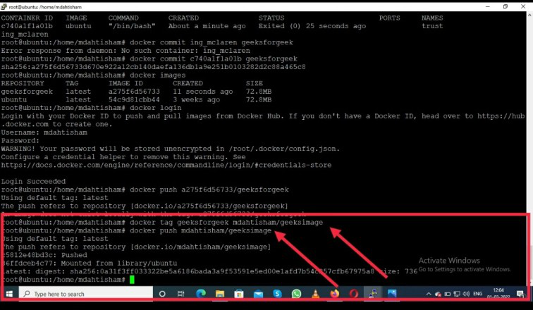 Docker push