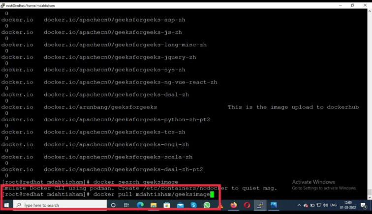 Docker pull