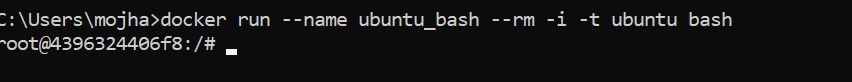 ubuntu container
