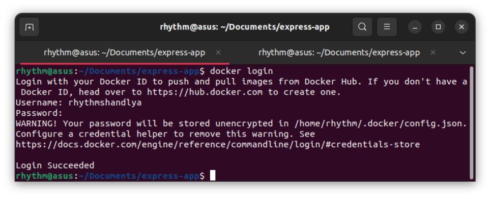 Docker Login