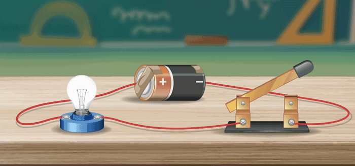 Electric Current through circuit