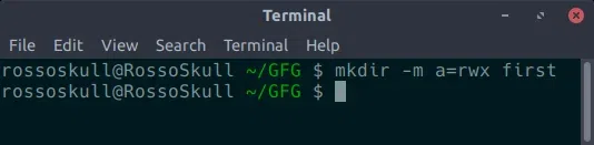mkdir -m a=rwx [directories]