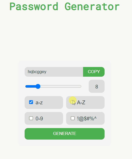 password-genrator