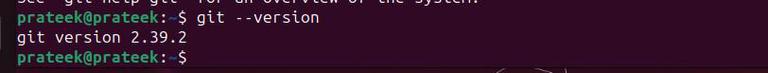 Checking-the-version-of-git-