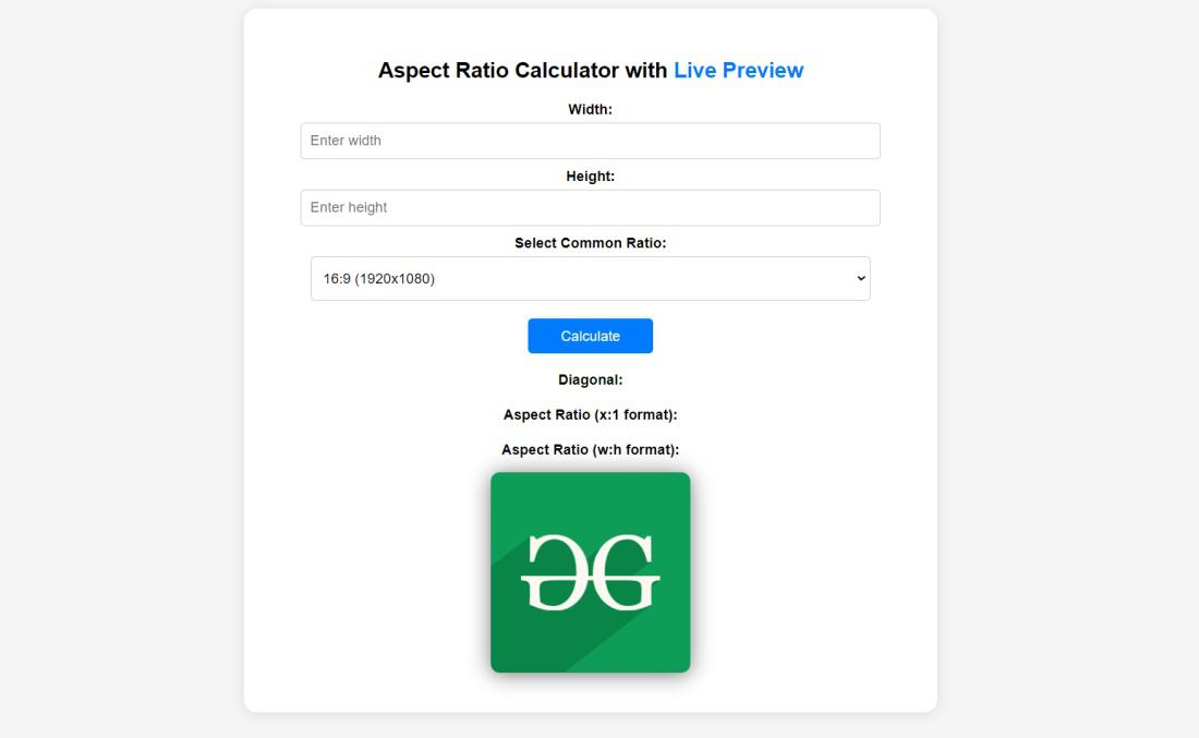 Create-a-Aspect-Ratio-Calculator-Using-HTML-CSS-and-JavaScript