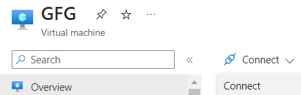 Connect the VM