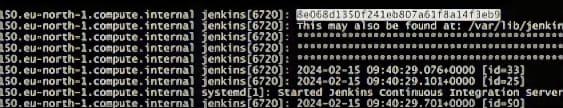 Adminstration password of Jenkins