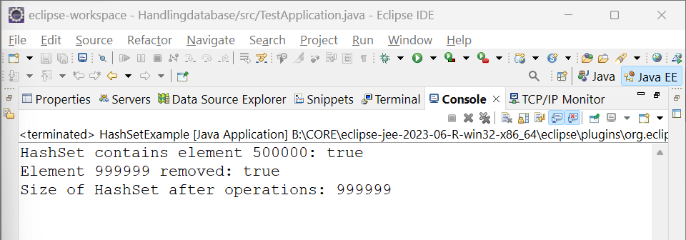 Output Screen