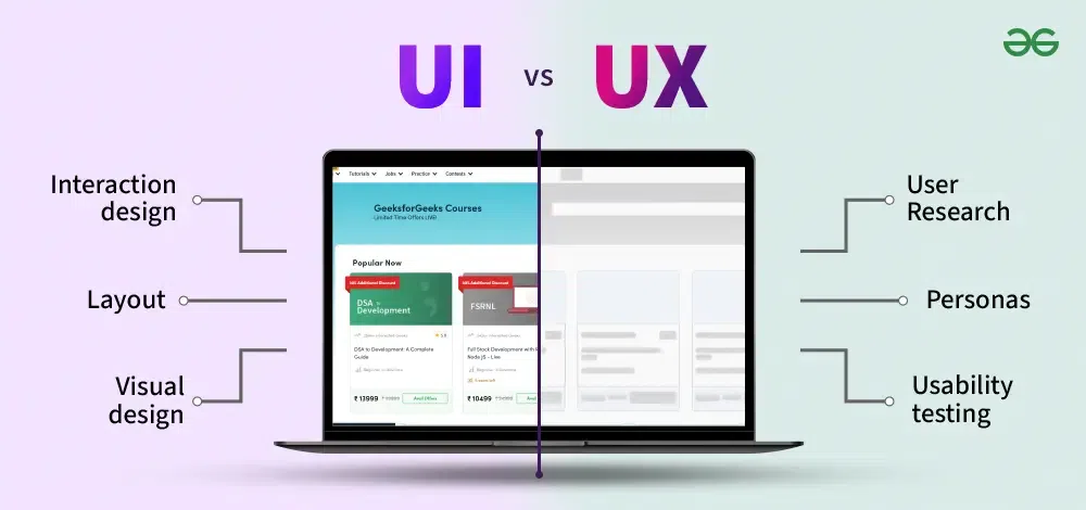 difference between ui and ux with example