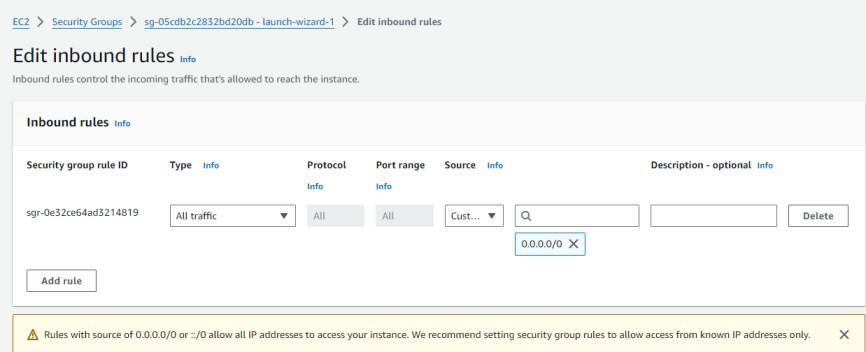 Configuring Security Groups