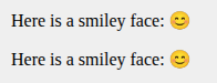 smiley face