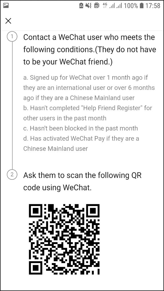 Kiểm tra an toàn trên wechat