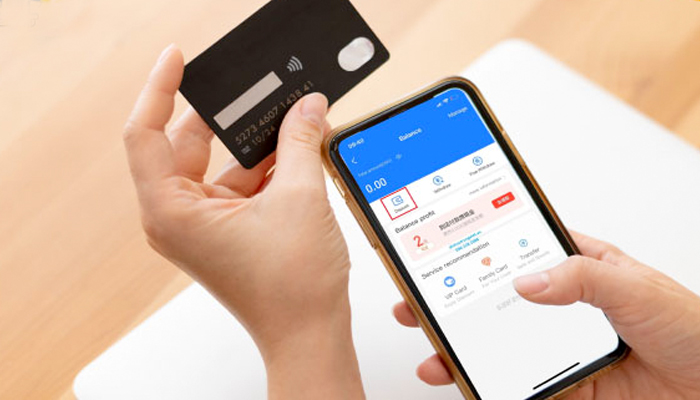 Nạp tiền Alipay bằng thẻ cào điện thoại