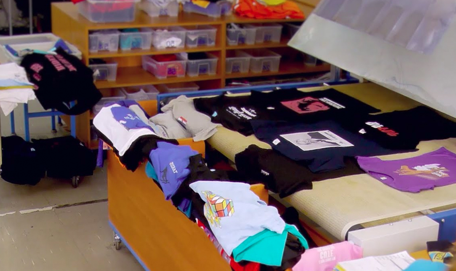 Công nghệ in áo thun Trung Quốc hiện đại